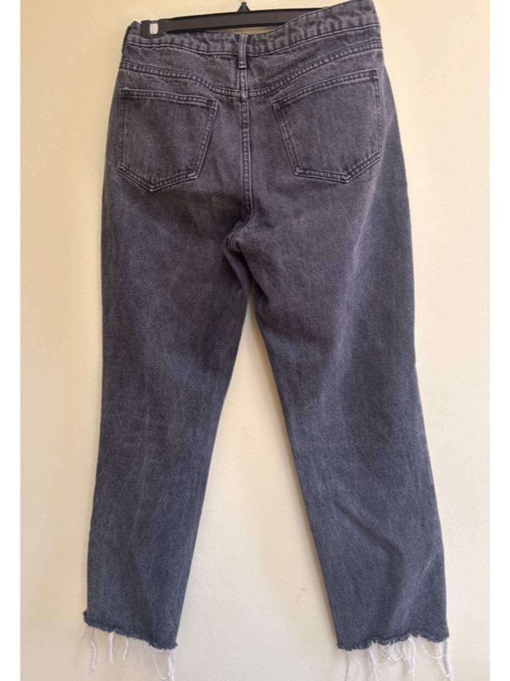 Ripped Embellished Rhinestone Mom Jeans - Picture 5 of 6